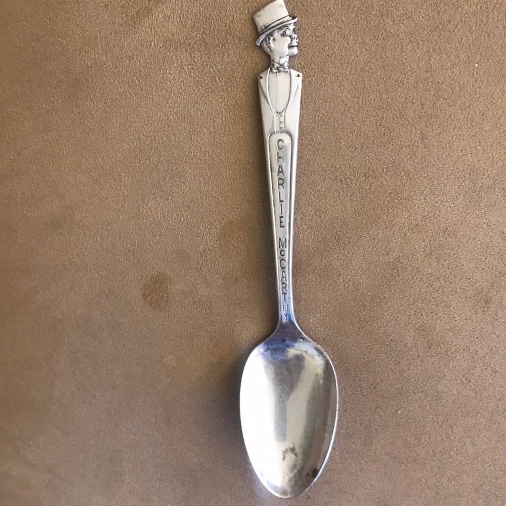 Vintage character Charlie McCarthy collector spoon